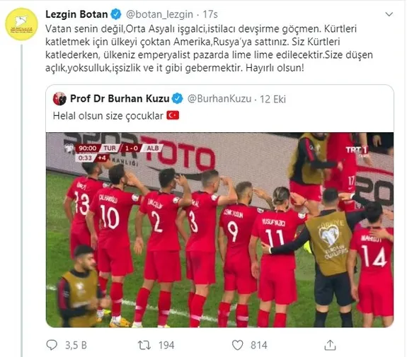 HDP'li Lezgin Botan'dan Türk halkına ve askerine ağır hakaretler - 4