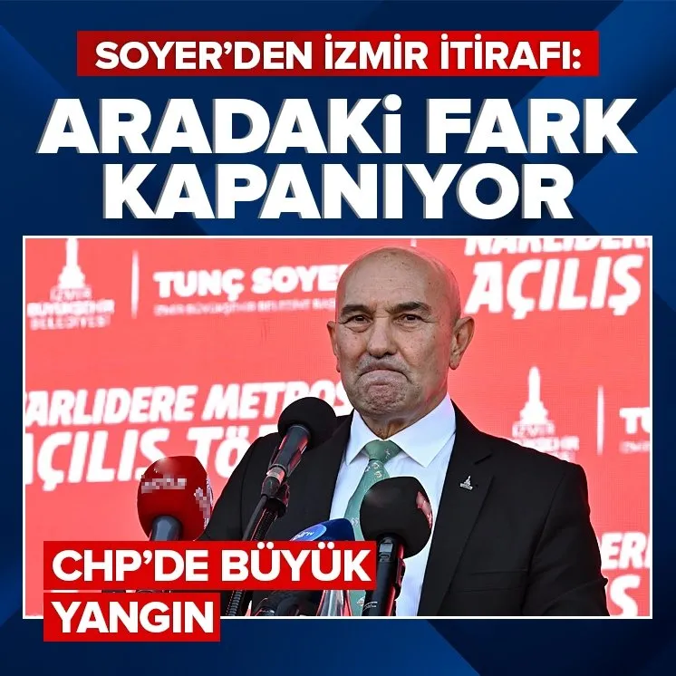 Tunç Soyer’den İzmir itirafı: Fark kapanıyor
