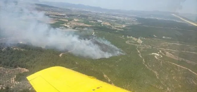 İzmir’de orman yangını! Kontrol altına alındı
