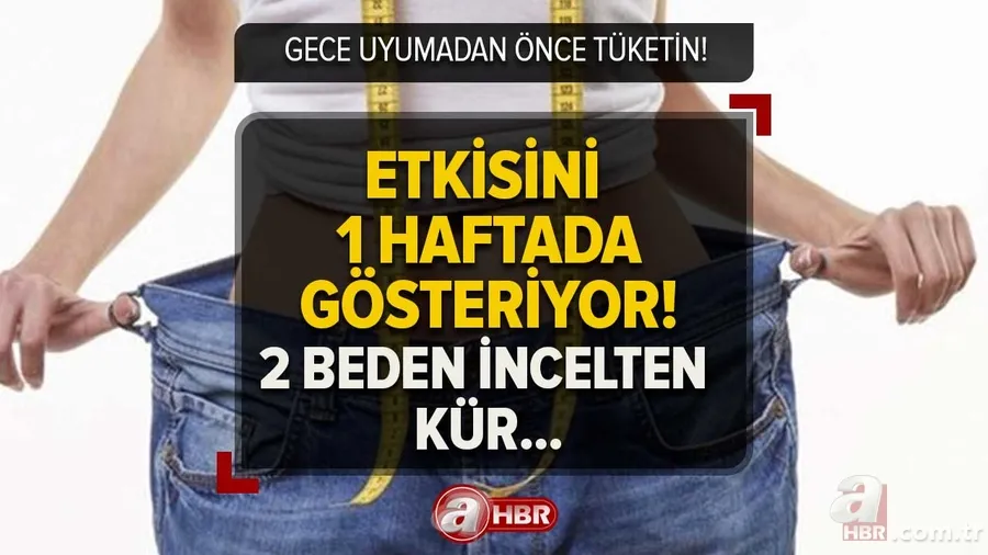 Diyet yapmadan uykuda yağ yakın! 1 haftada tığ gibi olabilirsiniz! Her gece yatmadan önce... 1