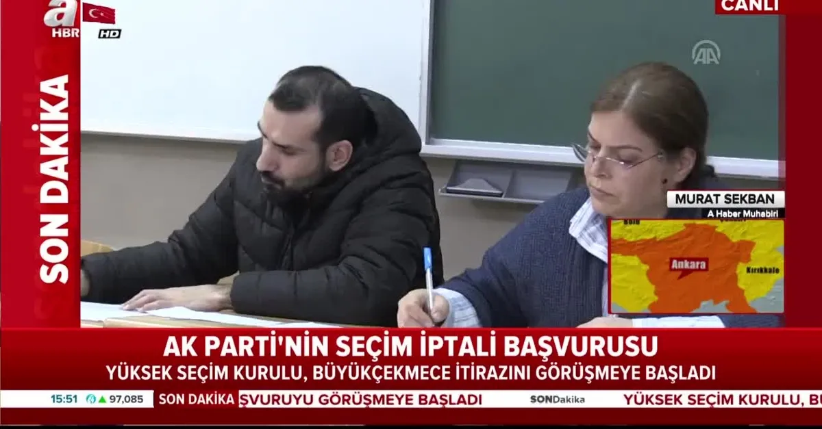 YSK'da Büyükçekmece görüşmesi başladı