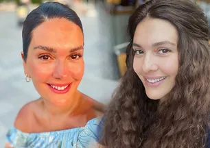 Bergüzar Korel'in annesi Hülya Darcan güzelliğiyle göz kamaştırdı