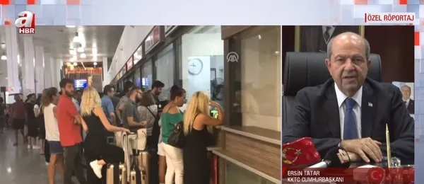 KKTC Cumhurbaşkanı Ersin Tatar A Haber’e konuştu: Ne mutlu ki dünya kürsüsüne çıkıp konuşan Recep Tayyip Erdoğan var