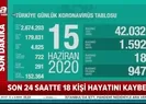 Son dakika: Sağlık Bakanı Fahrettin Koca koronavirüste yeni vaka sayısını açıkladı