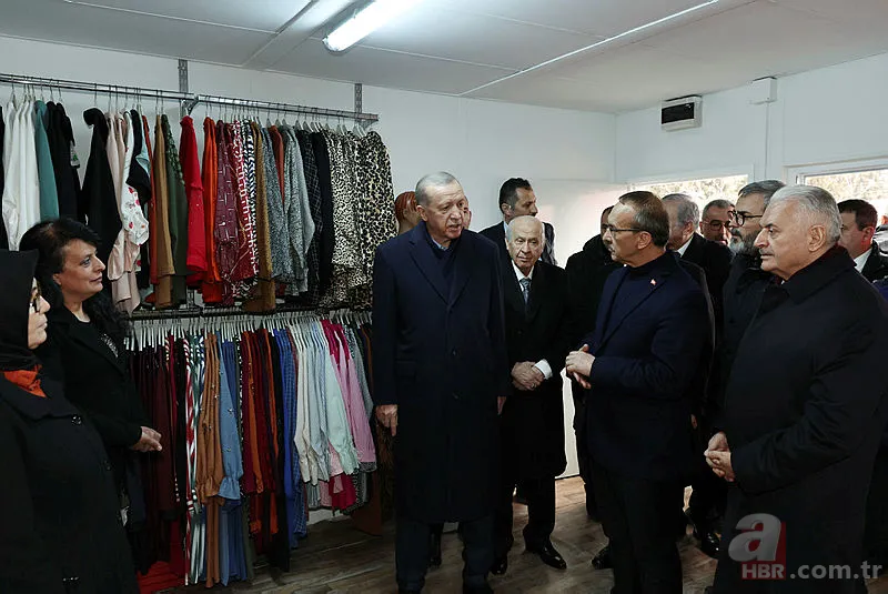 Başkan Erdoğan Kahramanmaraş'ta AFAD çarşısını ziyaret etti 3