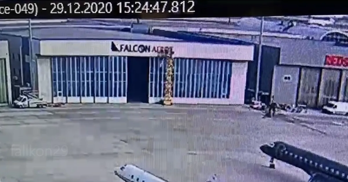 29 Aralık 2020 FALCON tabelasının takılma görüntüsü | Kara para aklama soruşturmasında flaş görüntüler