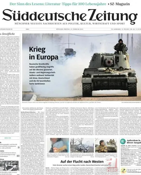 Rusya'nın Ukrayna'yı işgali dünya basınında: 'Putin'in kanı' 10