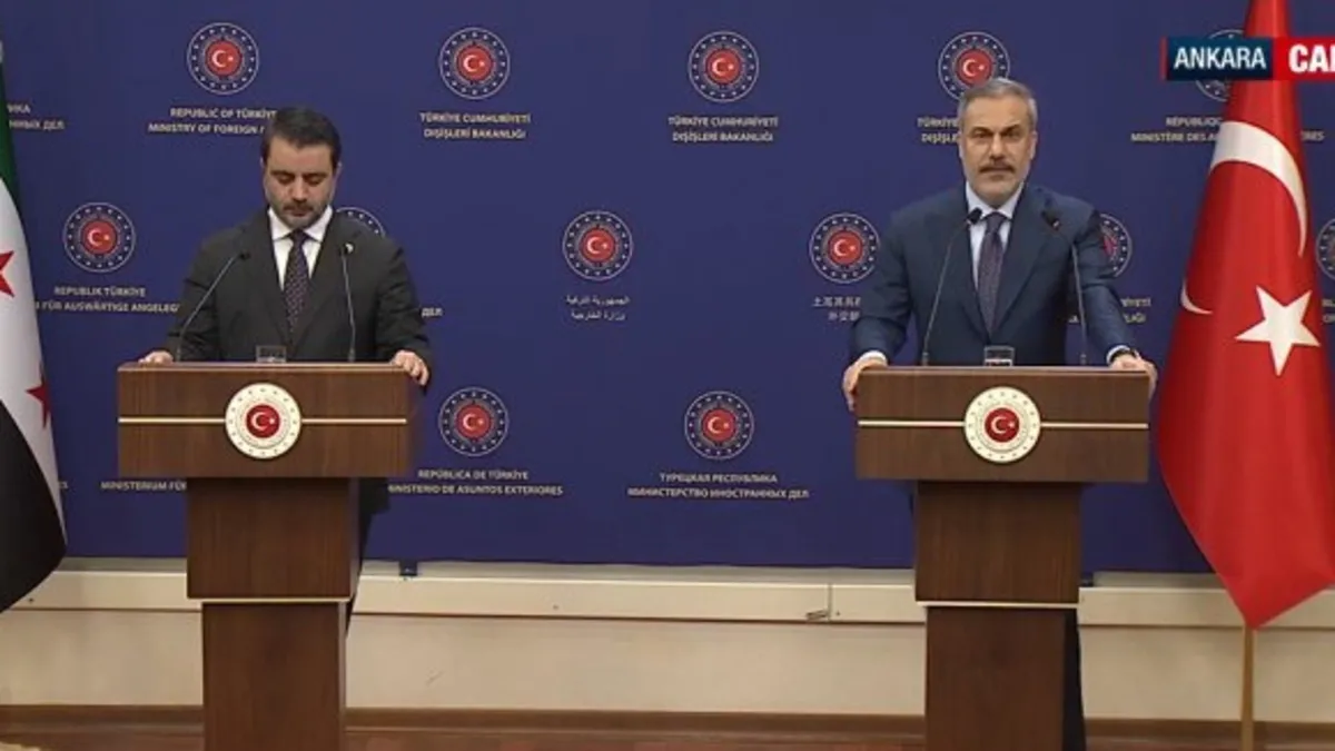 Ankara-Şam zirvesinde PKK/YPG'ye net mesaj! Suriye'de teröre yer yok | Başkan Erdoğan Şeybani'yi kabul etti