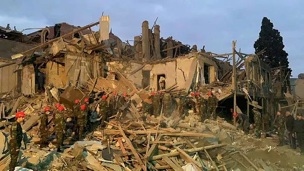 Ermenistan ateşkesi ihlal etti! Gence’ye füzeli saldırı