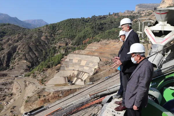 Pamukluk Barajı’nın inşa çalışmaları son sürat devam ediyor