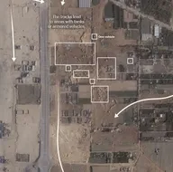 Katliam tankları uzaydan görüntülendi!