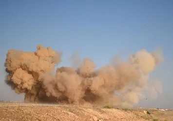 Terör örgütü PYD'nin kampında patlama