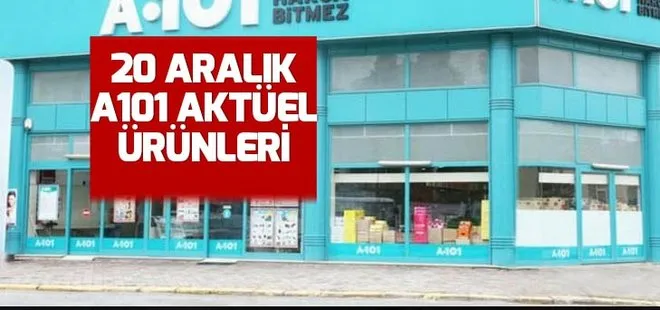 A101 aktüel ürünler kataloğu yayınlandı! 20 Aralık A101 aktüel ürünleri neler? A101 perşembe ürünleri