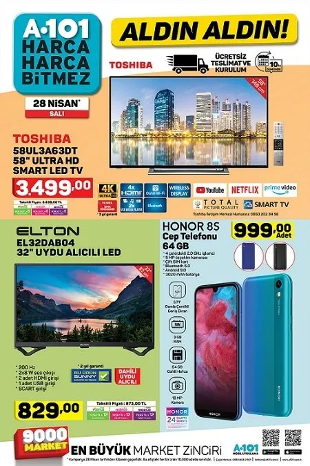 A101 28 Nisan 2020 aktüel ürünler kataloğu: A101’de salı günü hangi ürünler olacak? İşte indirim listesi...