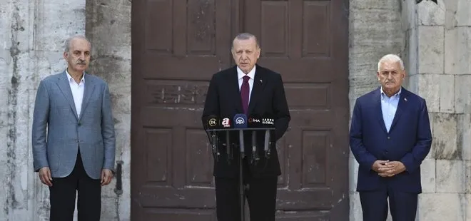 Son dakika: Başkan Erdoğan’dan cuma namazı çıkışı önemli açıklamalar!