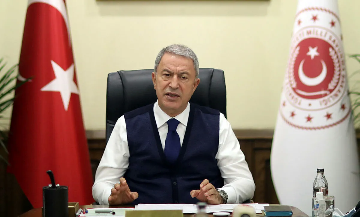 Son dakika: Milli Savunma Bakanı Hulusi Akar'dan Azerbaycan mesajı: Kardeşlerimizin zaferini kutluyoruz