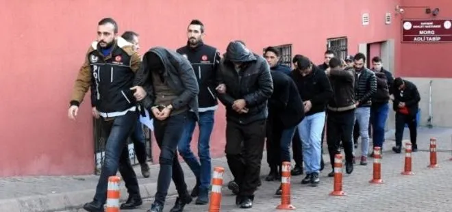 Kayseri’de uyuşturucu operasyonunda 14 şüpheli yakalandı