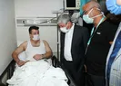 Hatay Valisi Rahmi Doğan yaralanan güvenlik güçlerini hastanede ziyaret etti