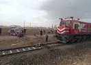 Tren aracı 200 metre sürükledi