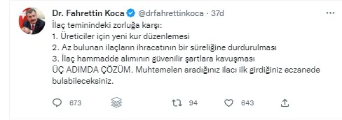 Son dakika: İlaç temininde zorluğa karşı 3 adımda çözüm! Sağlık Bakanı Fahrettin Koca tek tek sıraladı