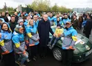 Başkan Erdoğan ralli grubunu uğurladı