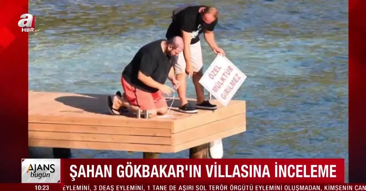 Şahan Gökbakar'ın villasına inceleme