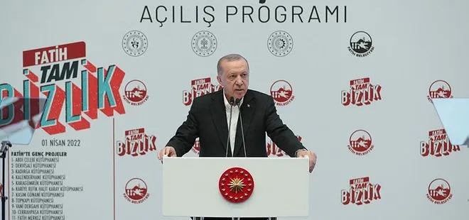 Son dakika: Başkan Erdoğan’dan Fatih’te Genç Projeler programı açılışında önemli açıklamalar