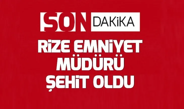 Rize Emniyet Müdürü Altuğ Verdi’yi şehit eden İsmail Hakkı Saraçoğlu gözaltına alındı