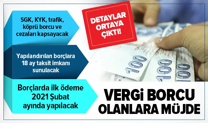 Vergi yapılandırması olacak mı?