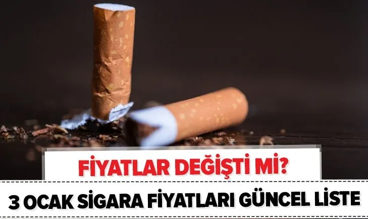 Sigara fiyatları zamlı güncel liste: 3 Ocak 2021 Winston, Camel, Lark, Marlboro, Rothmans, Tekel sigara fiyatları...