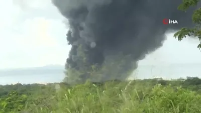 Küba’da petrol tesisinde yangın