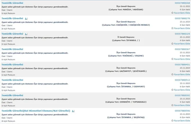 İŞKUR şartları duyurdu! İlkokul mezunu 5.626 personel alımı başladı! İşte temizlik görevlisi alımı yapan kurumlar - 18