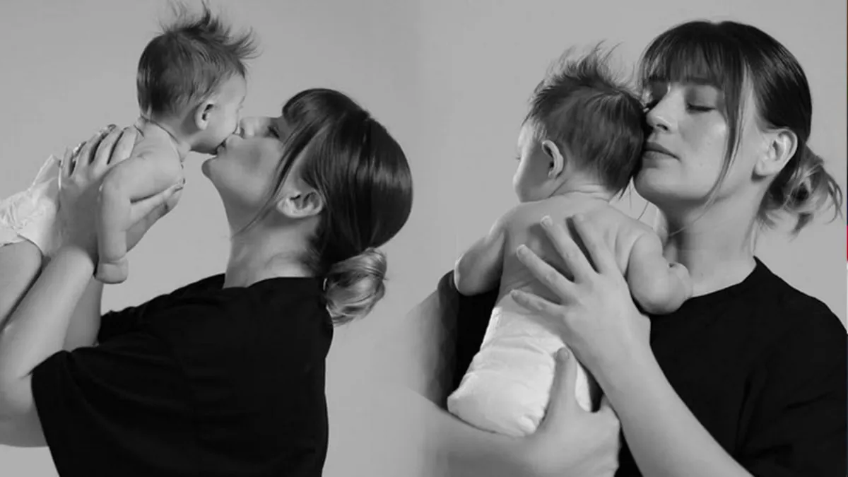 Taze anne Gizem Karaca'nın 4 aylık kızı ilgi odağı oldu!