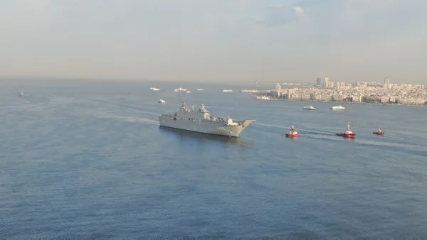 TCG Anadolu İzmir’e demir attı!