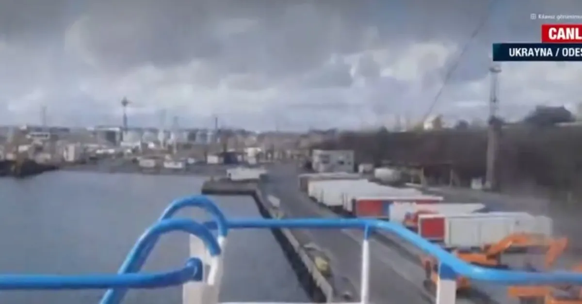 Türk gemisi Odessa Limanı’nda mahsur kaldı!
