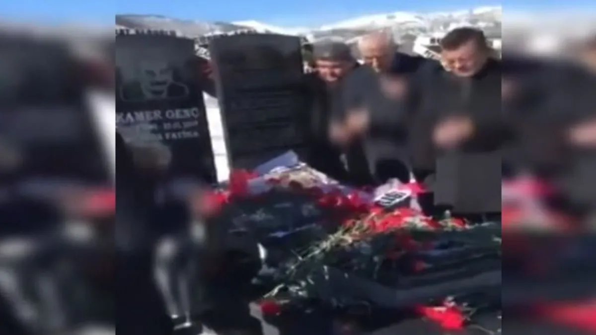 CHP'liler Kamer Genç'in mezarında içki içmiş