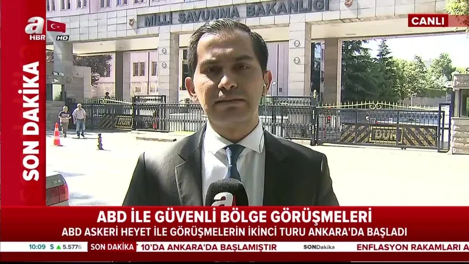 ABD ile Güvenli Bölge görüşmeleri başladı