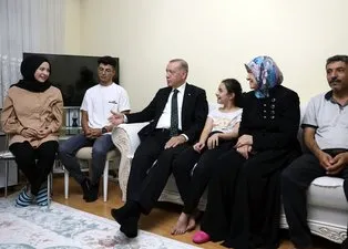 Başkan Erdoğan vatandaşların davetini geri çevirmedi: İftardan sonra çay