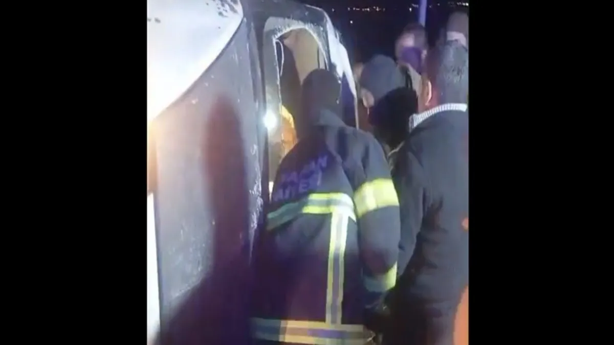 Adıyaman'da feci kaza! Minibüs şarampole devrildi: 4 yaralı