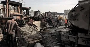 İsrail’den sivil savunma araçlarına hava saldırısı!