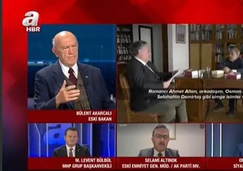 Eski Bakan Bülent Akarcalı'dan Orhan Pamuk yorumu: "Eğer talimat aldığı efendileri..." A Haber ekranlarında flaş sözler...