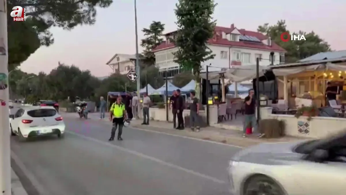 Kafeye silahlı saldırı kamerada