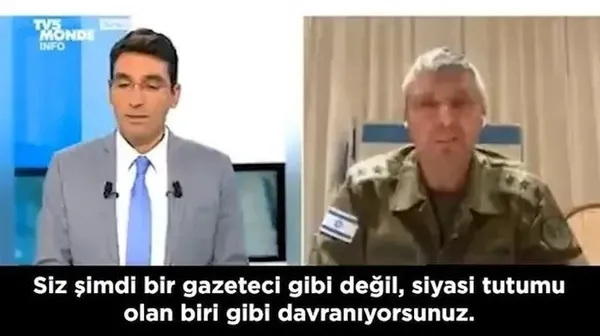 Katil İsrail Ordu Sözcüsü Rafowicz’in yalanlarına tahammül edemedi yayından kovdu! Fransız sunucuya tehdit savuran soykırımcı dersini aldı