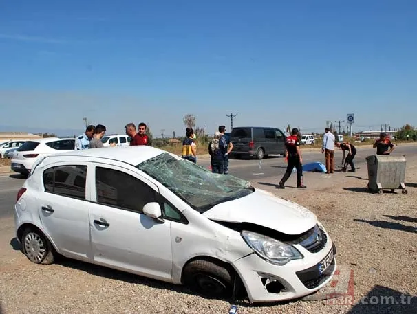 Emniyet kemerini arkadan bağladı, canından oldu! 5