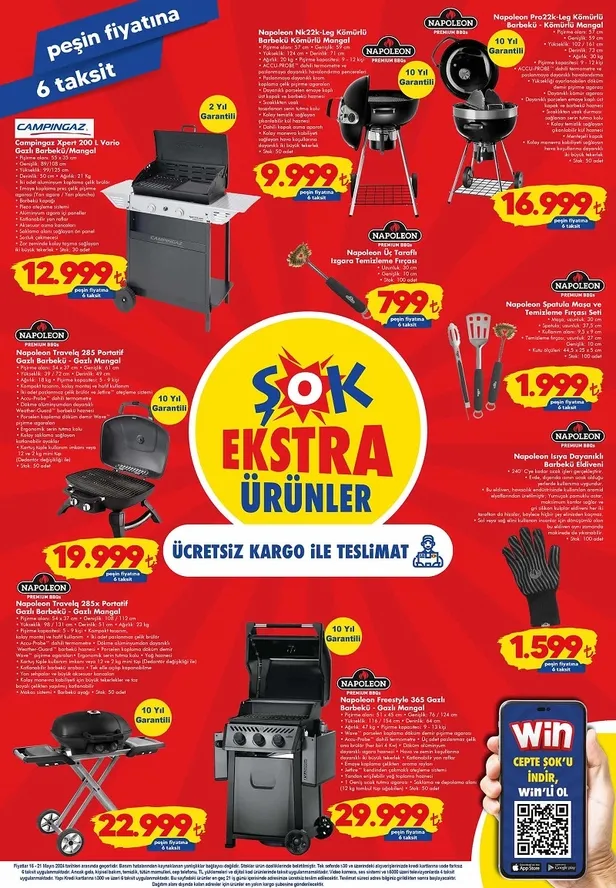 ŞOK 20 Mayıs aktüel ürünler kataloğu yayınlandı! ŞOK’a kamp sandalyesi, taşınabilir kahve makinesi, güneş paneli, Baymak klima uyguna geliyor - 7