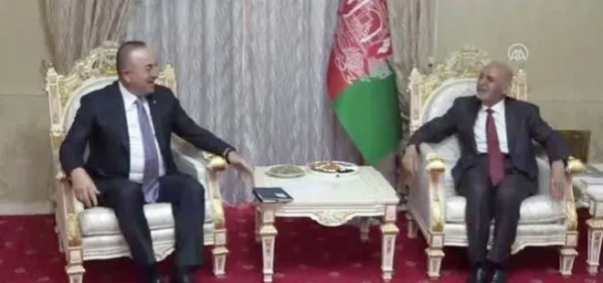 Son dakika: Dışişleri Bakanı Mevlüt Çavuşoğlu, Afganistan Cumhurbaşkanı Gani ile görüştü