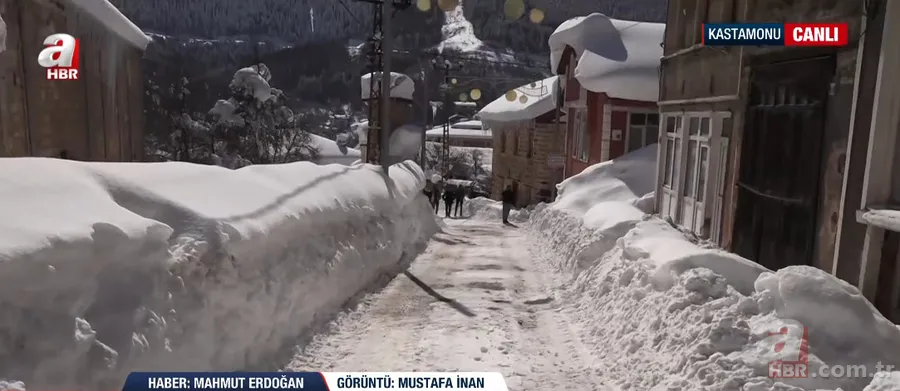 Görüntüler Sibirya’dan değil Türkiye’den! A Haber canlı yayınında şoke eden anlar 24
