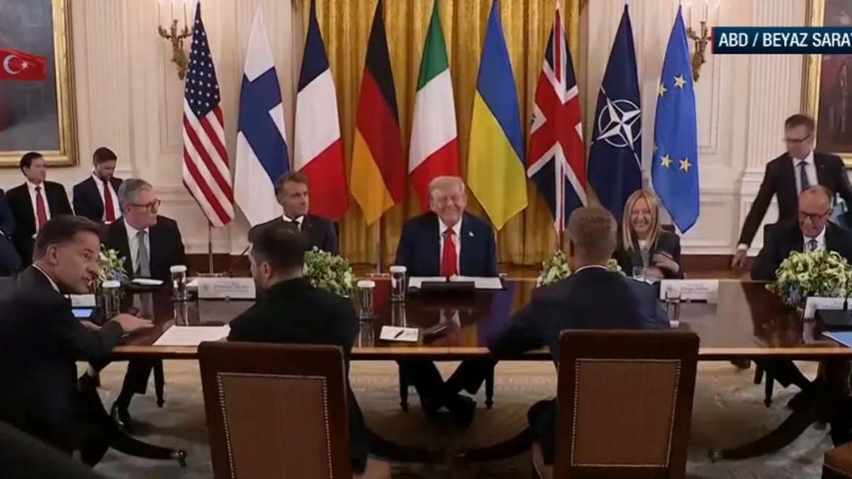 ABD'de Ukrayna zirvesi! Beyaz Saray'da Trump'tan şov: Zelenskiy masada meze oldu