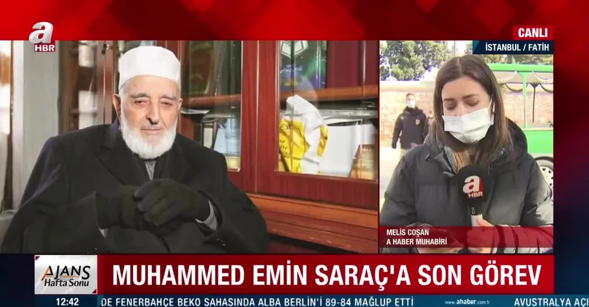 Muhammed Emin Saraç'a son görev