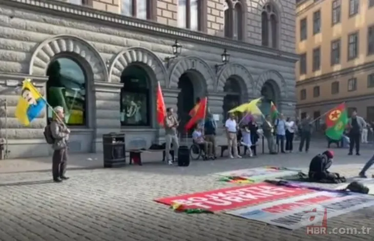 İsveç’te manzara aynı: Terör örgütü yandaşları başkentte gösteri düzenledi